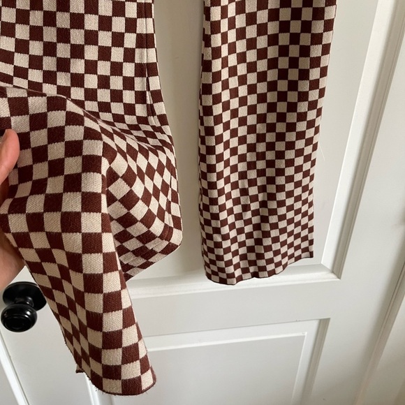 Emory Park Knit Checkered Pant - S - Picture 2 of 5
